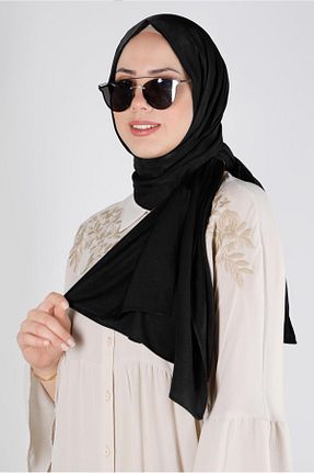 شال مشکی زنانه پلی استر Alvina - کد 798335243