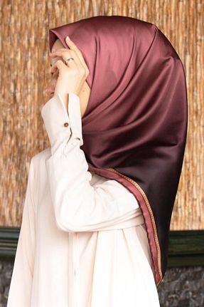 روسری صورتی پلی استر VİOLLA - کد 877589331