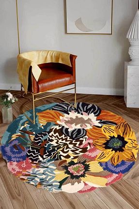 فرش رنگی زیره ضد لغزش Decomia Home - کد 290556301