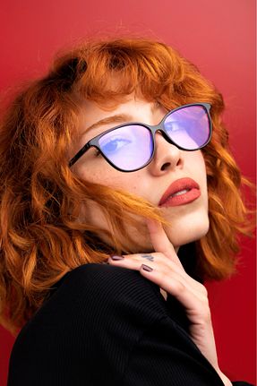 عینک محافظ نور آبی مشکی زنانه مات Focus On Eyewear - کد 64948638