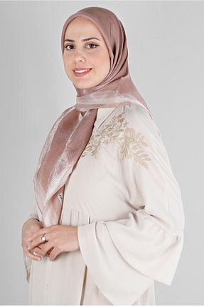 روسری صورتی پلی استر Alvina - کد 801113942