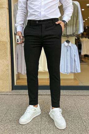 شلوار مشکی مردانه پنبه ای ElitWear - کد 945713858