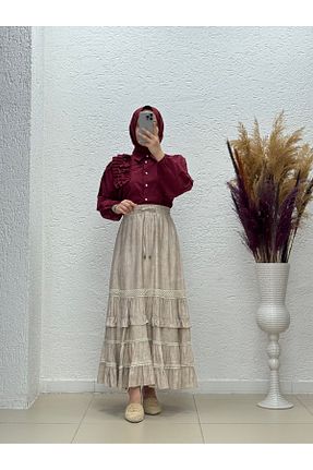 دامن حجاب رنگی زنانه رگولار BENAHOLL - کد 968270562