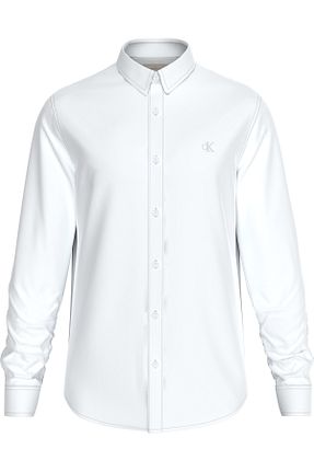 پیراهن سفید مردانه رگولار Calvin Klein - کد 795937757