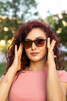 عینک آفتابی قهوه ای زنانه پلاریزه LUNOX - کد 141004931