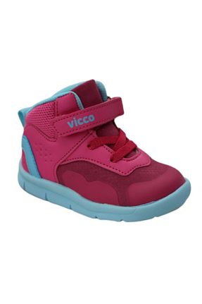 بوت / نیم بوت صورتی بچه گانه چرم مصنوعی Vicco - کد 141890750