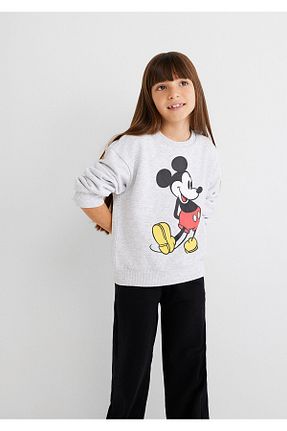 سوئیشرت طوسی بچه گانه چاپی Mavi - کد 880601516
