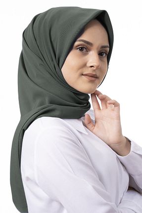 روسری خاکی پلی استر trendbona - کد 143323463