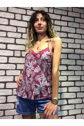 بلوز بنفش زنانه ساده evelin collection - کد 143423724