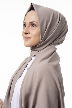شال قهوه ای زنانه Medine İpeği trendbona - کد 144001531