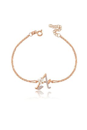 دستبند نقره طلائی زنانه 925 عیار Mia Vento - کد 144280686