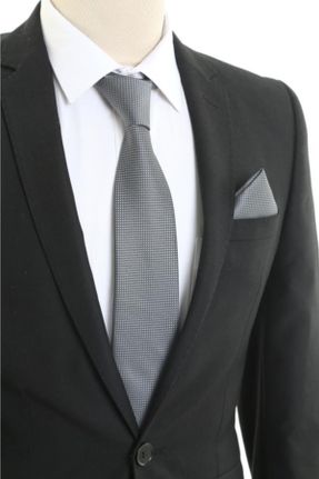 کراوات طوسی مردانه میکروفیبر Standart کد 143597380
