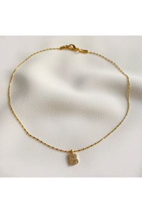 گردنبند جواهر طلائی زنانه روکش طلا کد 144101887
