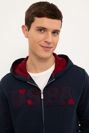 سوئیشرت سرمه ای مردانه ساده U.S. Polo Assn. - کد 142342811