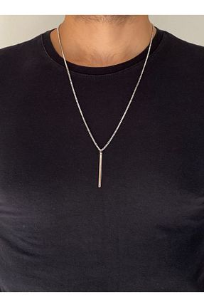 گردنبند جواهر مردانه Wish Silver Aksesuar - کد 142486064