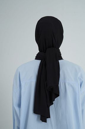 روسری مشکی پنبه ای Gülsoy - کد 96835394