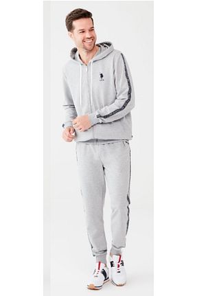 ست لباس راحتی طوسی مردانه ساده U.S. Polo Assn. - کد 143288042