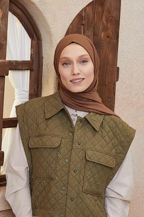 شال قهوه ای زنانه ویسکون ltmodascarf - کد 143569205