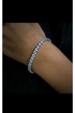 دستبند نقره سفید زنانه 925 عیار Erer Gümüş - کد 143069730