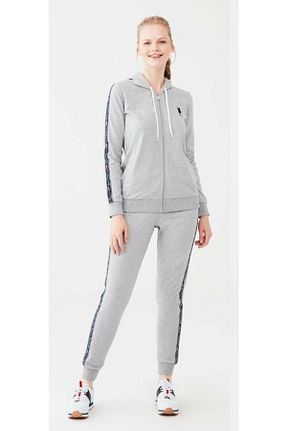 ست گرمکن طوسی زنانه پنبه پلی استر U.S. Polo Assn. - کد 145827189