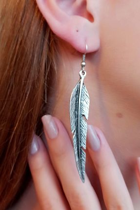 گوشواره جواهر روکش نقره Fildişi Aksesuar - کد 112933151