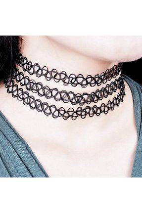 گردنبند جواهر مشکی زنانه Shopiolog - کد 144077059