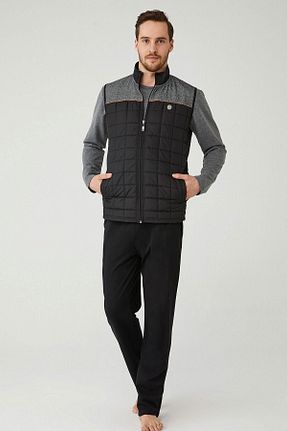 ست لباس راحتی طوسی مردانه ساده Mod Collection - کد 47094614