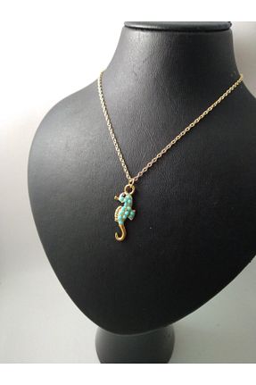 گردنبند جواهر آبی زنانه سنگ طبیعی BalıkHediyelik - کد 142491058