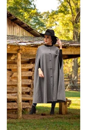 پانچو حجاب مشکی زنانه کشمیر CNG MODA - کد 143210410