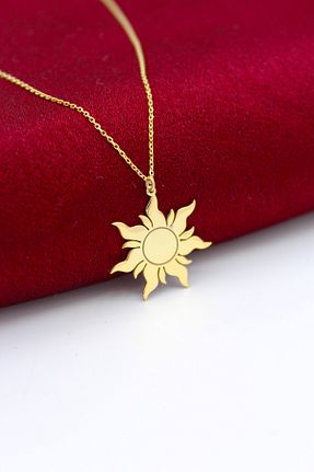 گردنبند نقره زرد زنانه 925 عیار Silver And Silver - کد 100221592