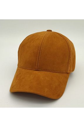 کلاه زرد زنانه چرم خالص Shopiolog - کد 143602203