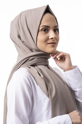 شال قهوه ای زنانه Medine İpeği trendbona - کد 144001531