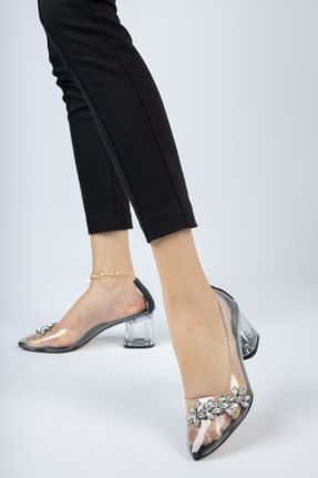 کفش پاشنه بلند کلاسیک مشکی زنانه پاشنه ضخیم پاشنه متوسط ( 5 - 9 cm ) کد 144209560