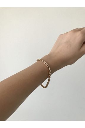 دستبند استیل (فولاد) طلائی زنانه استیل (فولاد) Opia JEWELRY - کد 145275836