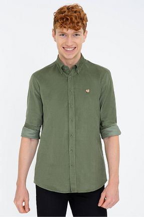 پیراهن سرمه ای مردانه اسلیم فیت U.S. Polo Assn. - کد 145089663