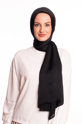 شال مشکی زنانه شیفون Esarp Center - کد 147085944