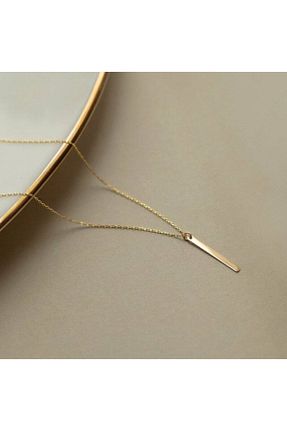 گردنبند نقره طلائی زنانه 925 عیار Nida Jewelry - کد 146946090