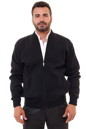 رویه مشکی مردانه اکریلیک KARBEY TRİKO - کد 47859800