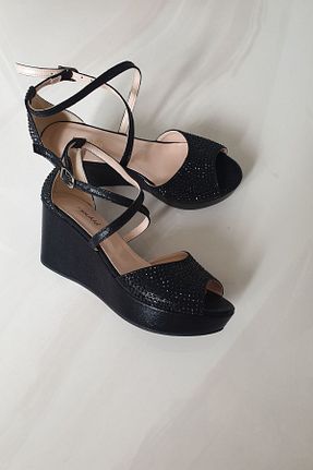 کفش مجلسی مشکی زنانه پاشنه پر Topukla Footwear - کد 144934483