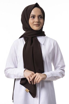شال قهوه ای زنانه Medine İpeği trendbona - کد 144957064