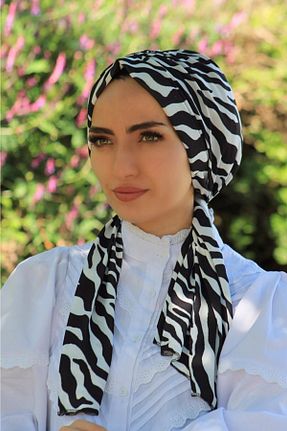 کلاه شنای حجاب سفید زنانه Genel Markalar - کد 844301373