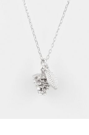 گردنبند نقره سفید زنانه 925 عیار Afrodit Silver - کد 44467299