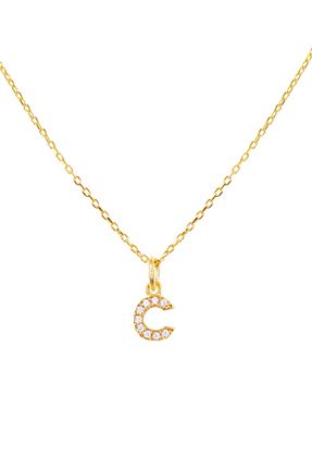 گردنبند نقره طلائی زنانه 925 عیار Argentum Concept - کد 55738746