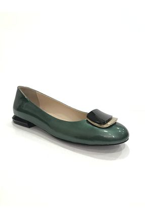 بابت سبز زنانه چرم خالص D&A İzland Shoes - کد 93629774