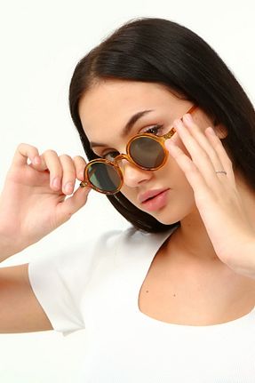عینک آفتابی طلائی زنانه UV400 PETİTO - کد 125084912