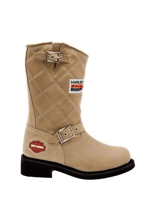 چکمه بژ مردانه چرم خالص Harley Davidson - کد 148509558