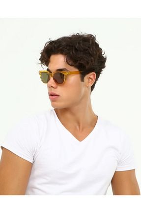 عینک آفتابی طلائی زنانه UV400 PETİTO - کد 125084915