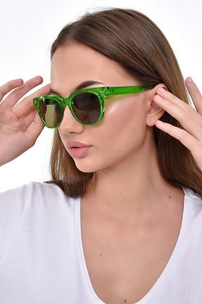 عینک آفتابی سبز زنانه UV400 PETİTO - کد 132691734