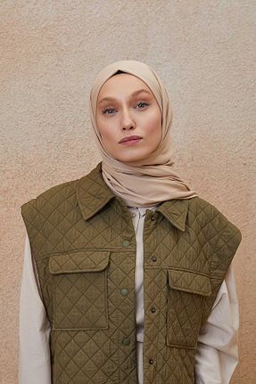 شال بژ زنانه پنبه ای ltmodascarf - کد 148383411