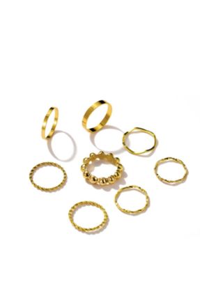 انگشتر جواهر طلائی زنانه فلزی کد 142445294